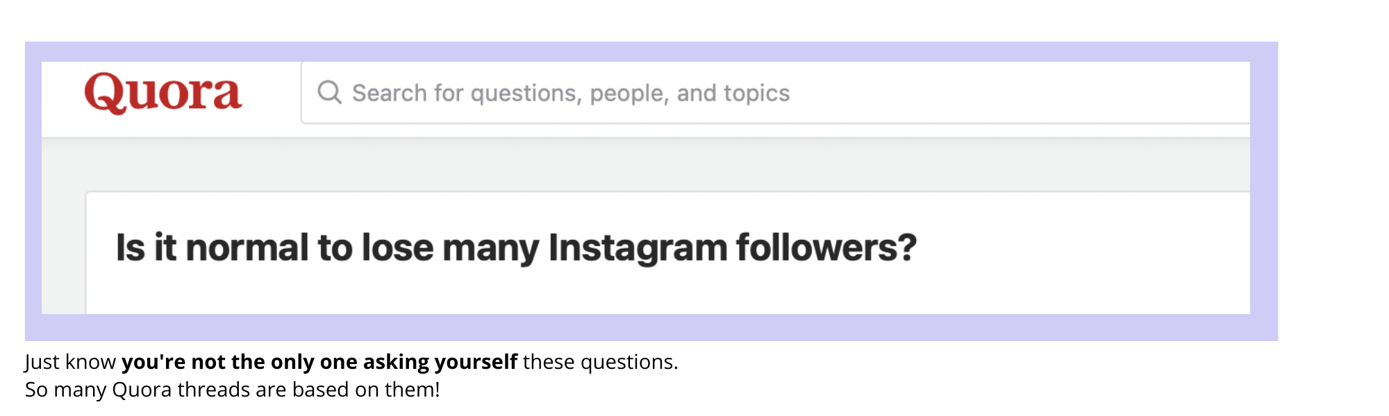 is it normal to lose Instagram followers