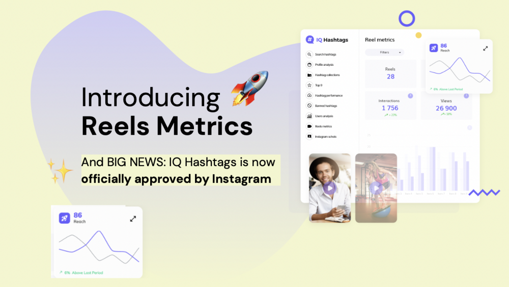 Reels analytics, Reels metrics Instagram Analytics tool