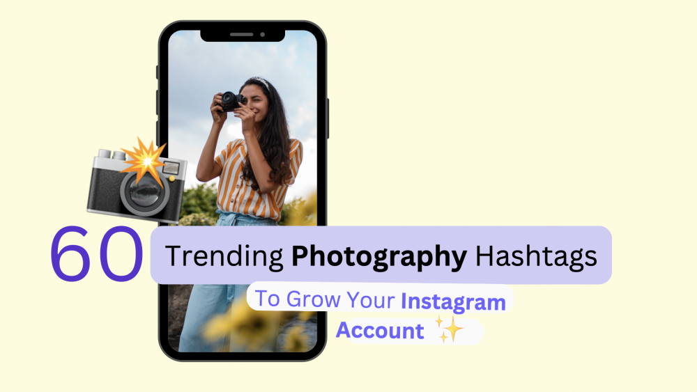 infographic with hashtags for photographers to use on instagram