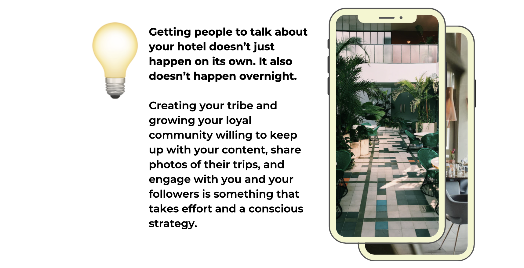 visual advice on how to market your hotel location on instagram