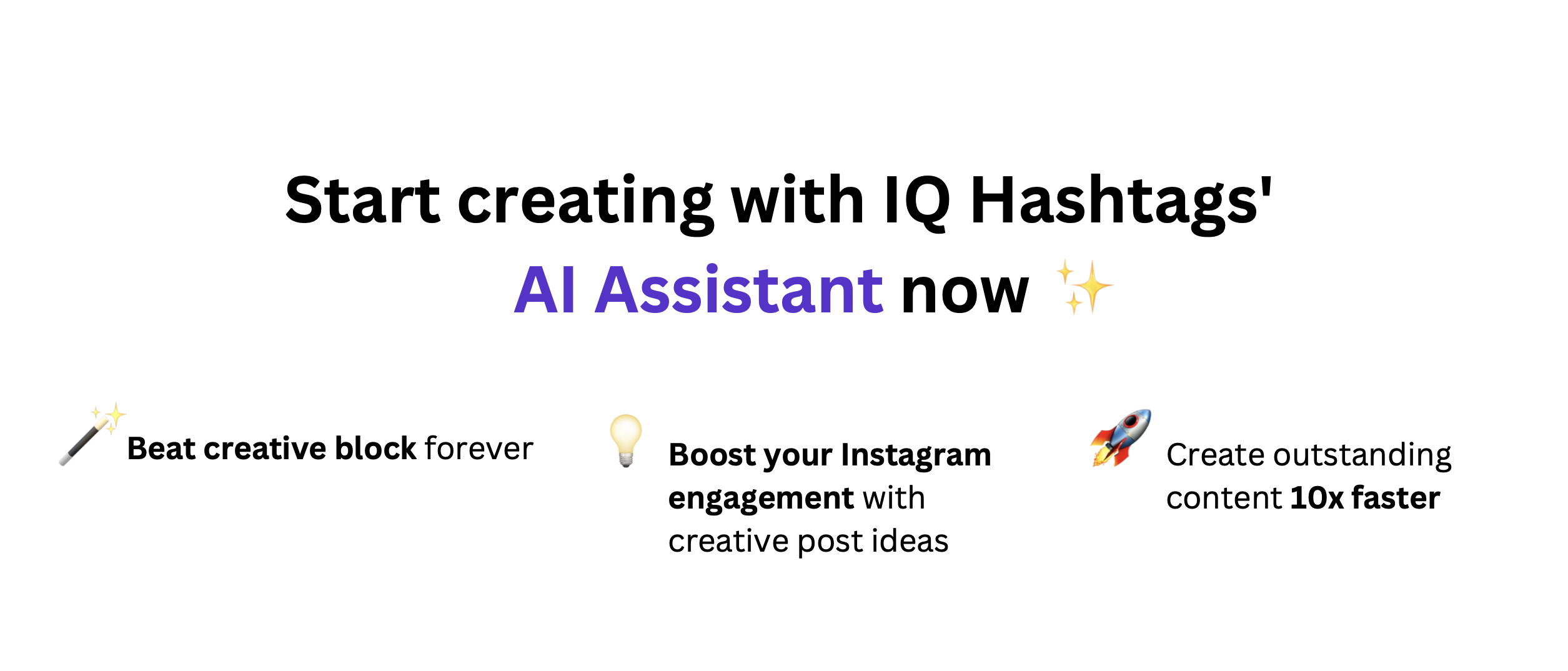 how to use iq hashtags ai assistant with your instagram posts