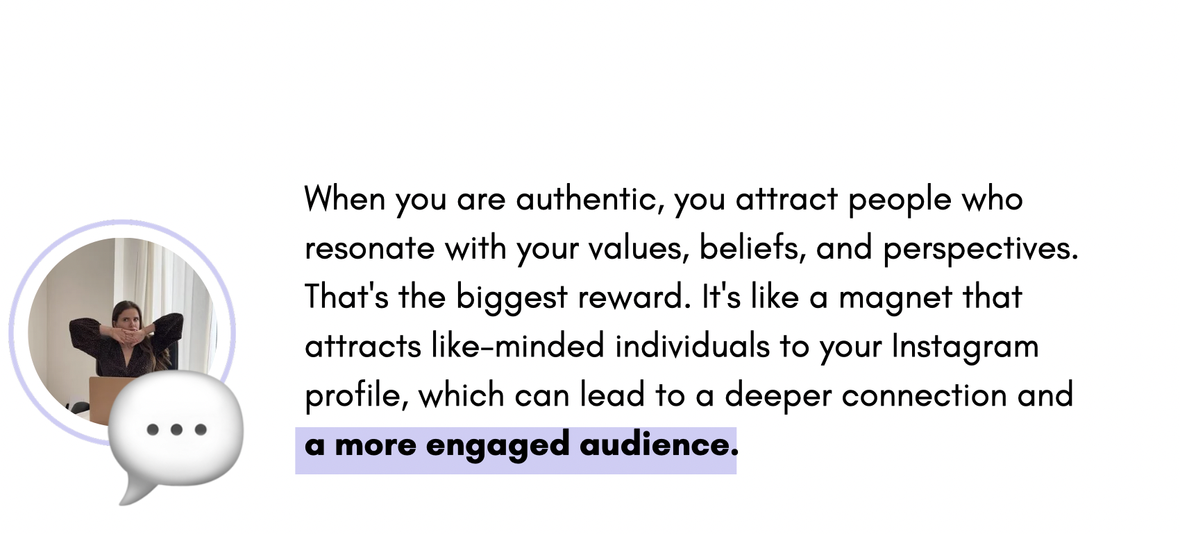 how to be authentic on instagram