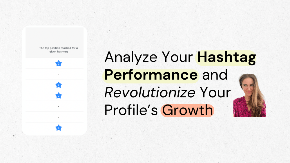 infographic explaining how to monitor your hashtag performance