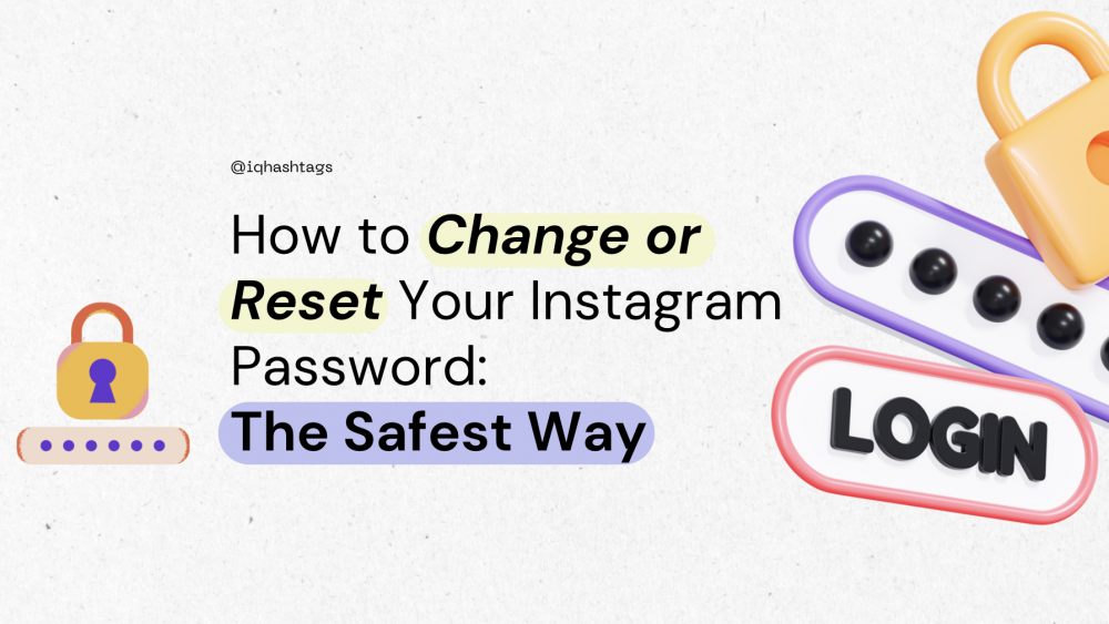 explanation on how to change or reset password on instagram