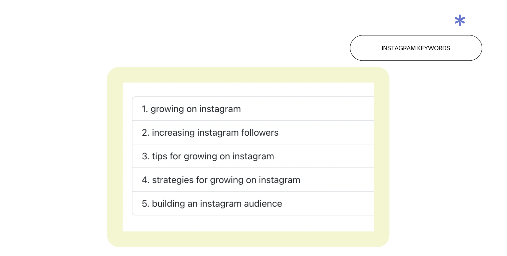 how to find instagram keywords