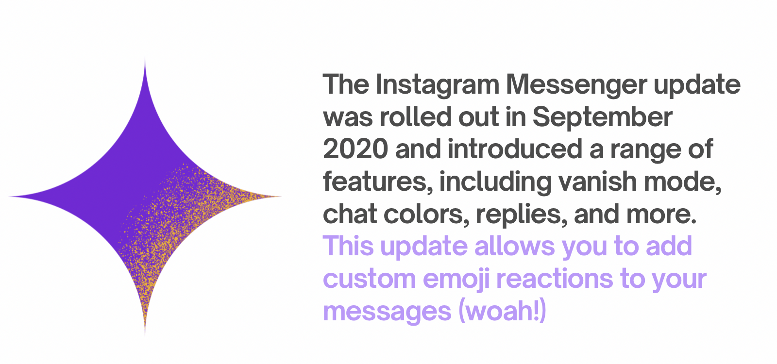 Update messenger not showing instagram