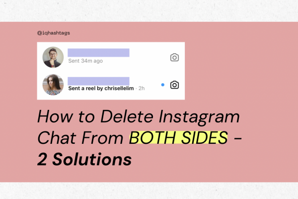 how to delete instagram chat from both sides
