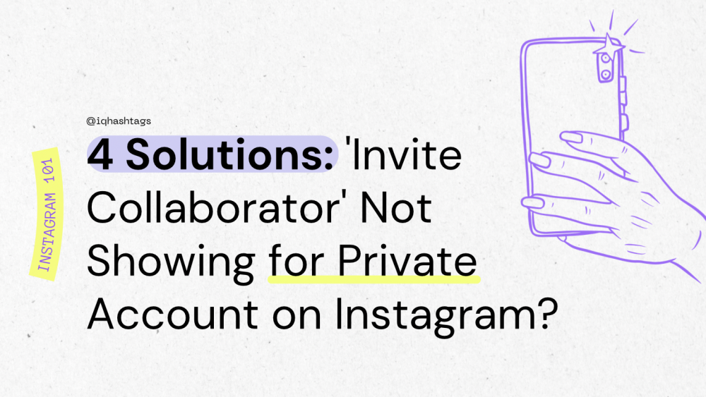 Invite Collaborator Not Showing for Private Account on Instagram
