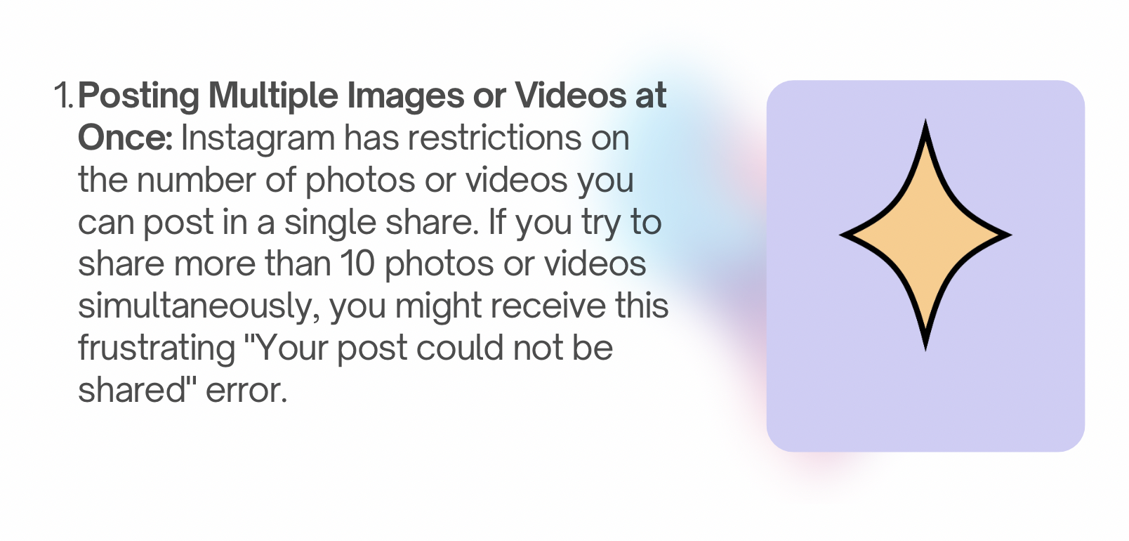 How to Fix It: Instagram Post Could Not be Shared