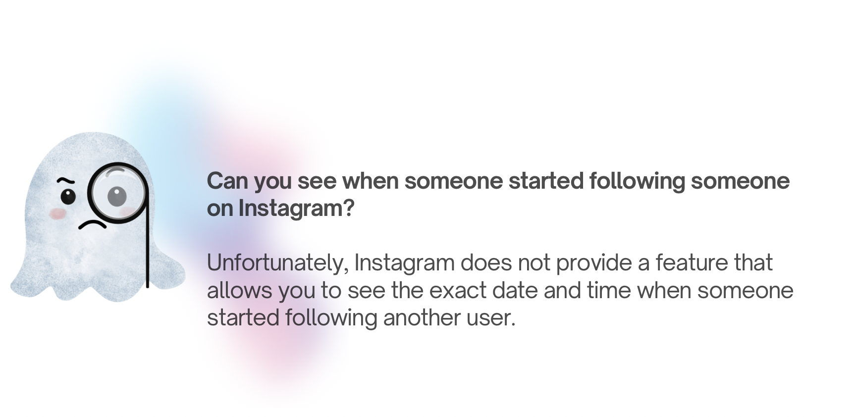 What is the order of someone's following list on Instagram?