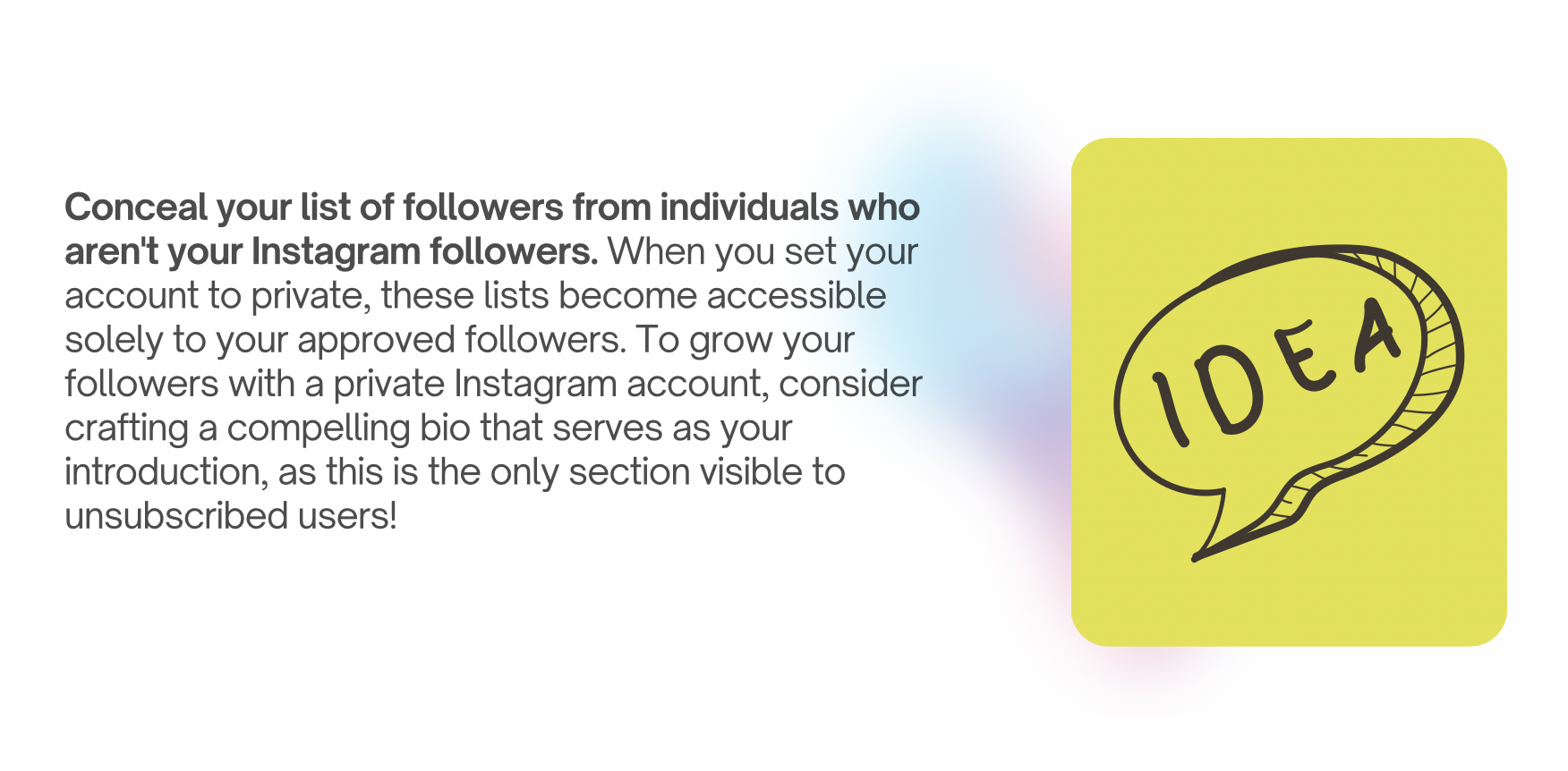 How do I hide my followers list on Instagram?