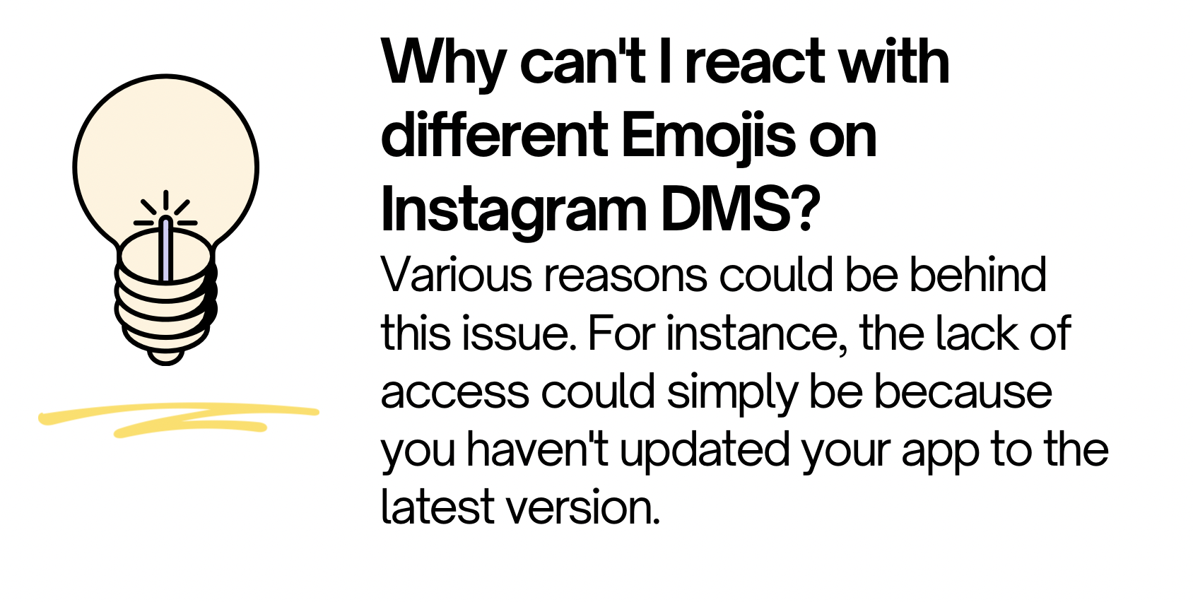 SOLVED: Instagram Emoji Reactions for Direct Messages Not Working Explanation